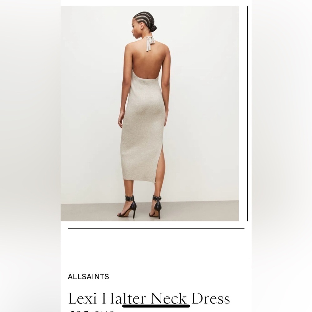 All Saints halter neck dress🔥 - Picture 2 of 7